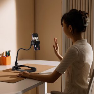 Baseus Uchwyt Baseus ComfortJoy na szyję do telefonu (czarny) 9