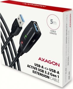 Kabel USB Axagon USB-A - USB-A 5 m Czarny (ADR-305) 8