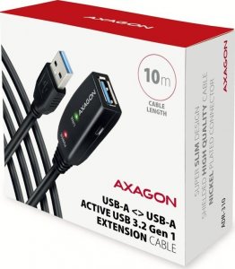 Kabel USB Axagon USB-A - USB-A 10 m Czarny (ADR-310) 8