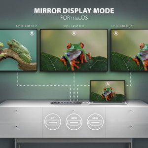 Stacja/replikator Axagon HMC-4KX3 USB-C 5