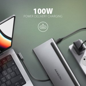 Stacja/replikator Axagon HMC-4KX3 USB-C 9