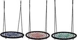 Huśtawka AllForBaby HUŚTAWKA BOCIANIE GNIAZDO CZARNO-ZIELONA120CM,200kg 2