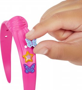 Lalka Barbie Mattel Głowa do stylizacji Neonowa tęcza Blond włosy HMD78 5