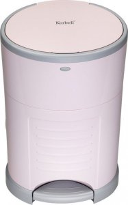 Janibell Pojemnik na zużyte pieluchy 16L różowy Korbell 4