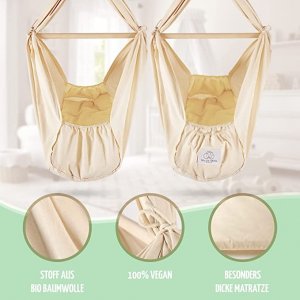 Wolke MiNe Hamak Kołyska Wolke Bawełna Organiczna Wełna Eko 2