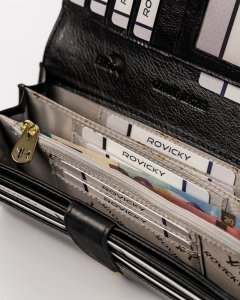 Rovicky Klasyczny portfel damski z dużą sekcją na karty  Rovicky NoSize 13