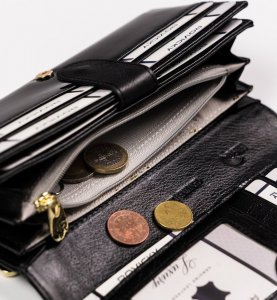 Rovicky Klasyczny portfel damski z dużą sekcją na karty  Rovicky NoSize 14