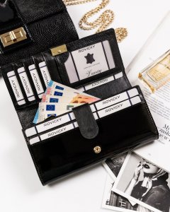 Rovicky Klasyczny portfel damski z dużą sekcją na karty  Rovicky NoSize 7