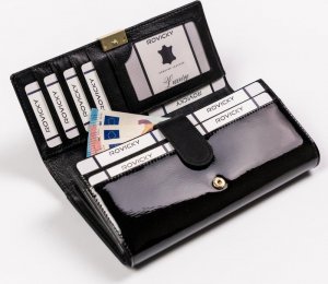 Rovicky Klasyczny portfel damski z dużą sekcją na karty  Rovicky NoSize 8