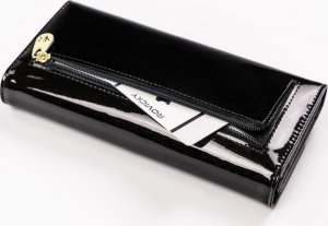 Rovicky Duży lakierowany portfel damski z systemem RFID Protect  Rovicky NoSize 12