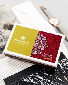 Peterson Duży, Skórzany Portfel Damski W Orientacji Poziomej 13