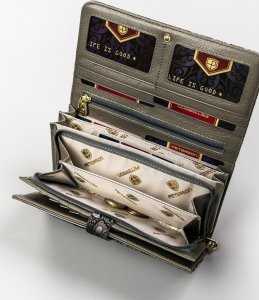 Peterson Duży, Skórzany Portfel Damski W Orientacji Poziomej 9