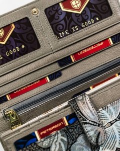 Peterson Duży, Skórzany Portfel Damski W Orientacji Poziomej 10