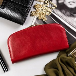 Peterson Duży, skórzany portfel damski na bigiel i zatrzask — 3