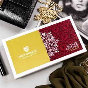 Peterson Duży, skórzany portfel damski na bigiel i zatrzask — 6