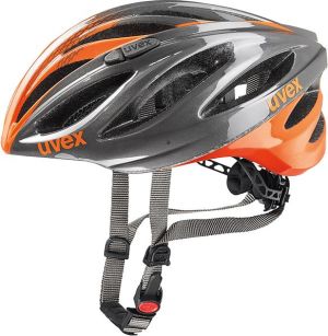 Uvex kask rowerowy Boss Race szaro-pomarańczowy r. 52-56 cm 1