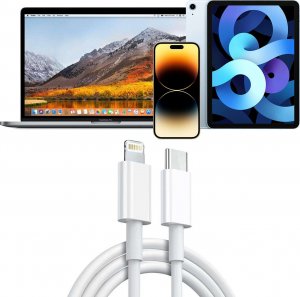 Kabel USB Alogy USB-C - Lightning 1 m Biały 6