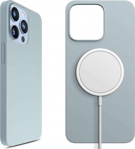 3MK Etui Hardy Silicone MagCase Sierra Blue do Apple iPhone 13 Pro 4