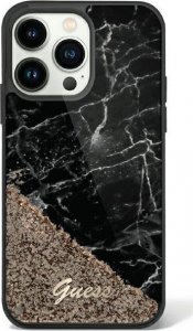 Guess Etui Guess GUHCP14XLCSGSGK Apple iPhone 14 Pro Max czarny/black hardcase Liquid Glitter Marble 1