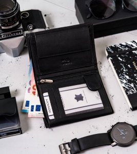 Always Wild Męski, skórzany portfel bez zapięcia zewnętrznego  Always Wild NoSize 5