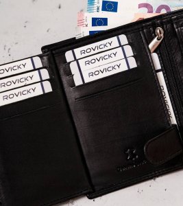 Always Wild Męski, skórzany portfel bez zapięcia zewnętrznego  Always Wild NoSize 8