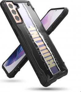 Ringke Etui Ringke Fusion X Design do Samsung Galaxy S21+ 5G (S21 Plus 5G) czarny (Routine) 1