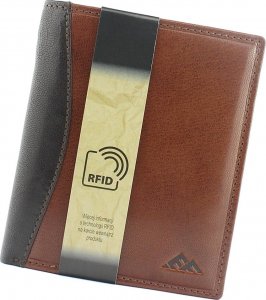 EL FORREST Skórzany pojemny męski portfel EL FORREST z RFID NoSize 1