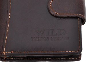 Wild Skórzany męski portfel Wild Things Only 5505-1S NoSize 4