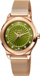 Zegarek Ferre Milano Zegarek marki Ferre Milano model FM1L125 kolor Różowy. Akcesoria Damskie. Sezon: Cały rok NoSize 1