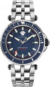 Zegarek Versace Zegarek marki Versace model VEAK00418 kolor Szary. Akcesoria Męskie. Sezon: Cały rok NoSize 1