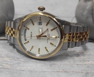 Zegarek Timex Zegarek Timex TW2V68500 Srebrny Damski Datownik 3
