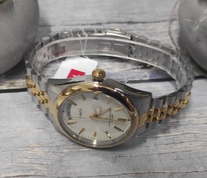 Zegarek Timex Zegarek Timex TW2V68500 Srebrny Damski Datownik 4