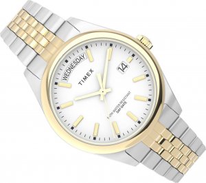 Zegarek Timex Zegarek Timex TW2V68500 Srebrny Damski Datownik 6