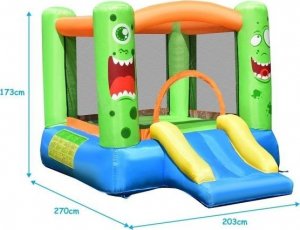 Costway Plac zabaw dmuchany domek dla dzieci 270 x 203 x 173 cm 3
