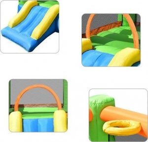 Costway Plac zabaw dmuchany domek dla dzieci 270 x 203 x 173 cm 6