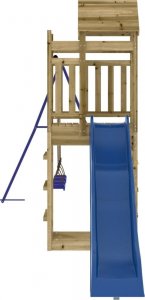 vidaXL Plac zabaw do ogrodu, impregnowane drewno sosnowe 6