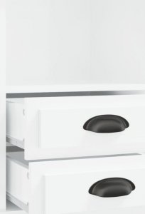 vidaXL Szafki nocne, 2 szt., białe, wysoki połysk, 43x36x60 cm 8