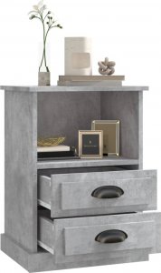 vidaXL Szafki nocne, 2 szt., szarość betonu, 43x36x60 cm 5