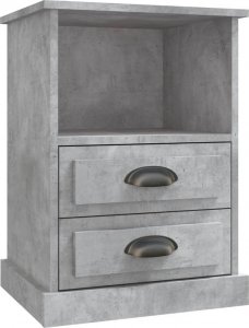 vidaXL Szafki nocne, 2 szt., szarość betonu, 43x36x60 cm 6