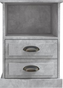 vidaXL Szafki nocne, 2 szt., szarość betonu, 43x36x60 cm 7