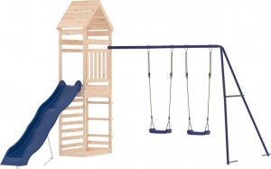 vidaXL Plac zabaw do ogrodu, lite drewno sosnowe 2