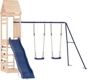 vidaXL Plac zabaw do ogrodu, lite drewno sosnowe 3