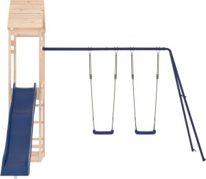 vidaXL Plac zabaw do ogrodu, lite drewno sosnowe 5