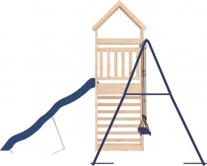 vidaXL Plac zabaw do ogrodu, lite drewno sosnowe 6