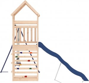 vidaXL Plac zabaw do ogrodu, lite drewno sosnowe 7