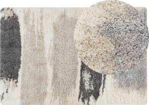 Beliani Dywan shaggy 200 x 300 cm biało-szary MARTUNI Lumarko! 1