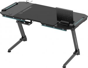 Biurko Ultradesk Space XXL V2 Czarne 144 cmx70 cm 4