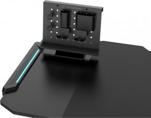 Biurko Ultradesk Space XXL V2 Czarne 144 cmx70 cm 7