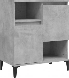 vidaXL Komody, 3 szt., szarość betonu, 60x35x70 cm 5