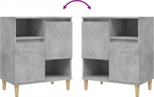 vidaXL Komoda, szarość betonu, 60x35x70 cm 8